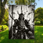 Demon Samurai Print Garden Flag