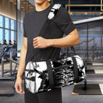 Demon Samurai Print Gym Bag