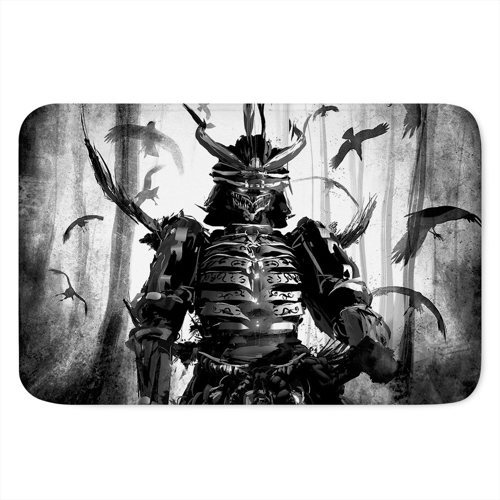 Demon Samurai Print Indoor Door Mat