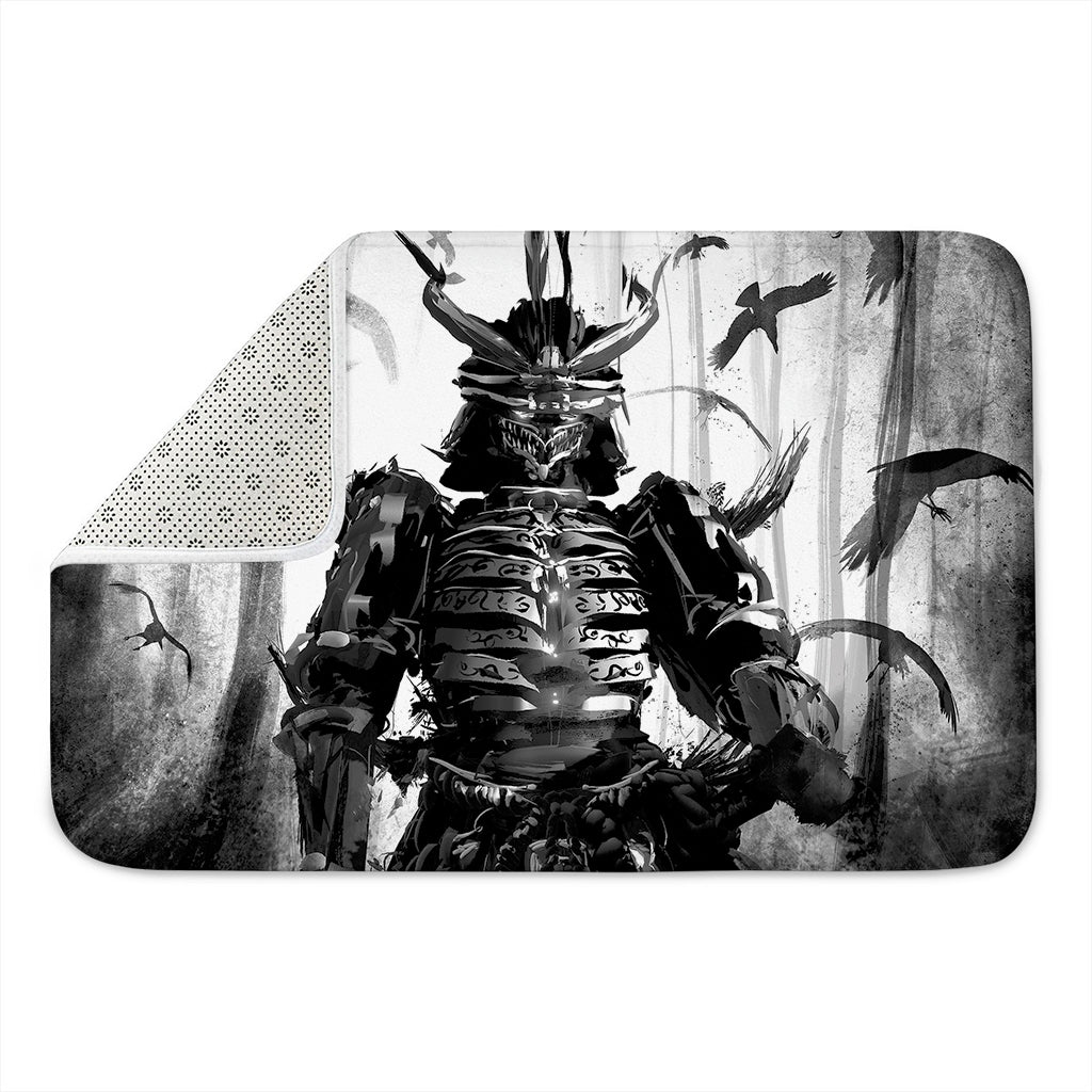 Demon Samurai Print Indoor Door Mat