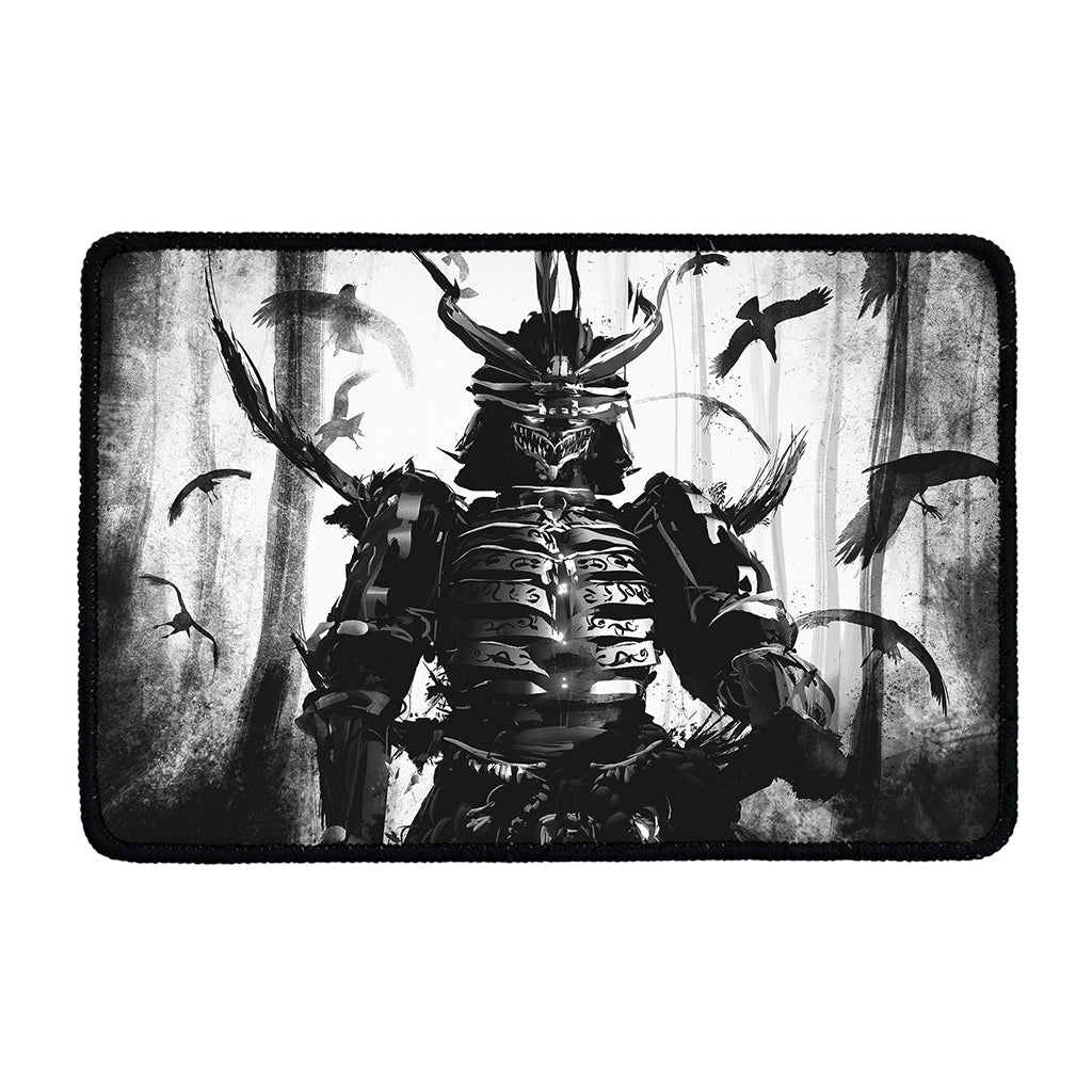 Demon Samurai Print Kitchen Mat