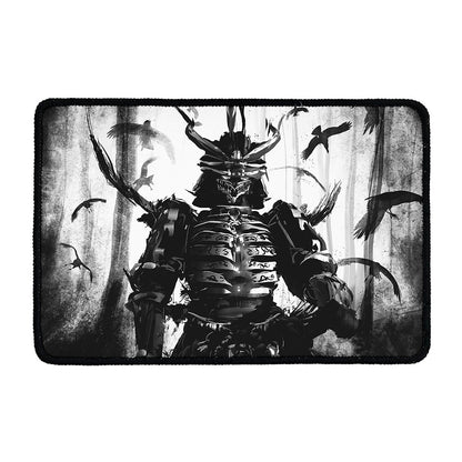 Demon Samurai Print Kitchen Mat