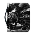 Demon Samurai Print Leather Bible Cover