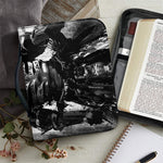 Demon Samurai Print Leather Bible Cover