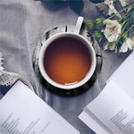 Demon Samurai Print Leather Coaster Set