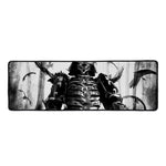 Demon Samurai Print Long Kitchen Mat