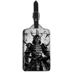 Demon Samurai Print Luggage Tag