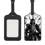 Demon Samurai Print Luggage Tag