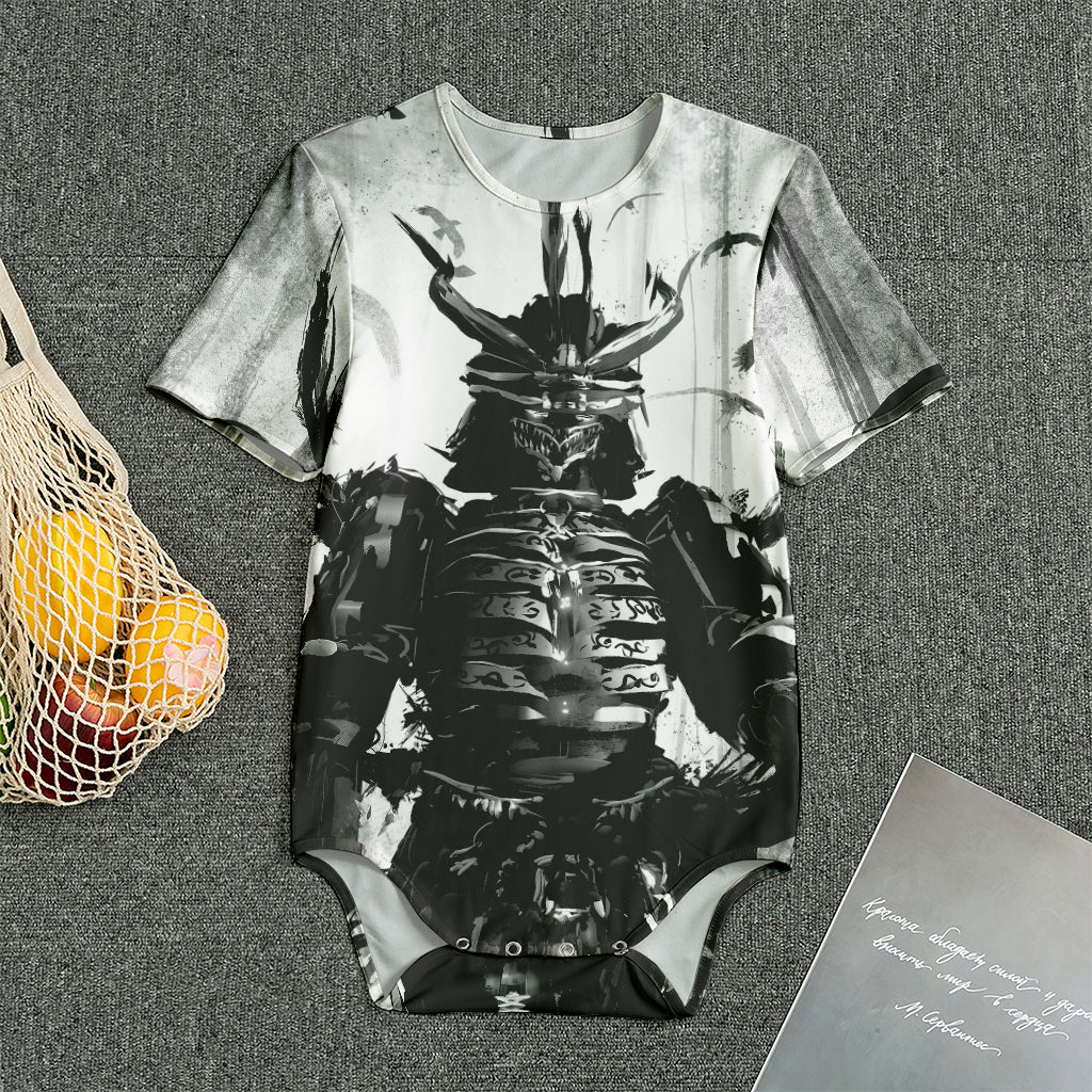 Demon Samurai Print Men's Bodysuit