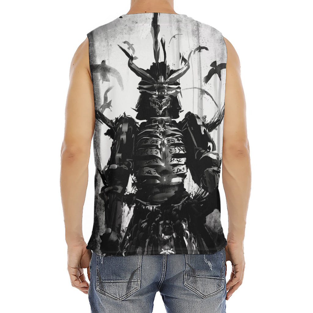 Demon Samurai Print Men's Fitness Tank Top