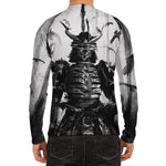 Demon Samurai Print Men's Long Sleeve Rash Guard