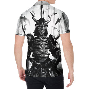 Demon Samurai Print Men's Shirt