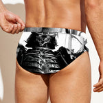 Demon Samurai Print Men's Swim Briefs