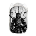 Demon Samurai Print Mesh Laundry Hamper