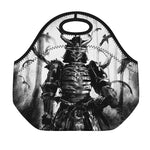 Demon Samurai Print Neoprene Lunch Bag
