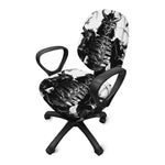 Demon Samurai Print Office Chair Cover