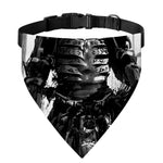 Demon Samurai Print Over The Collar Dog Bandana