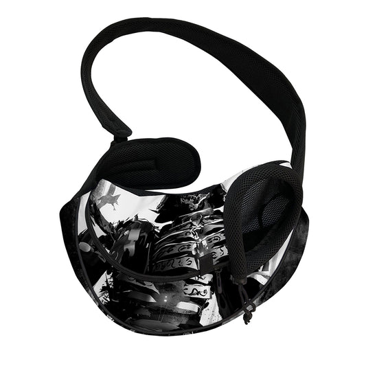 Demon Samurai Print Pet Sling Carrier