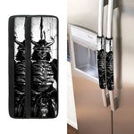 Demon Samurai Print Refrigerator Handle Covers