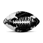 Demon Samurai Print Rugby Ball