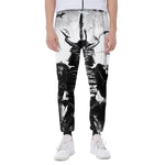 Demon Samurai Print Scuba Joggers