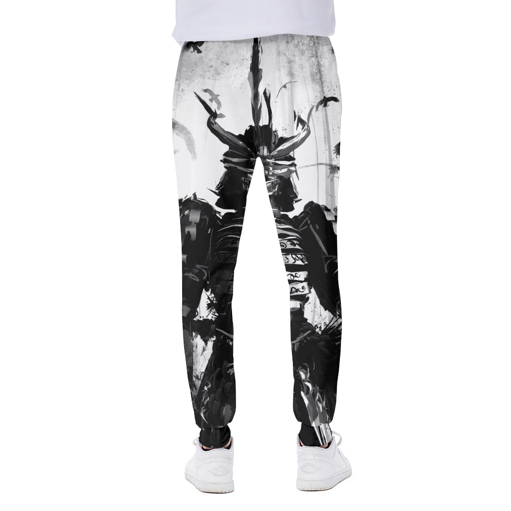Demon Samurai Print Scuba Joggers