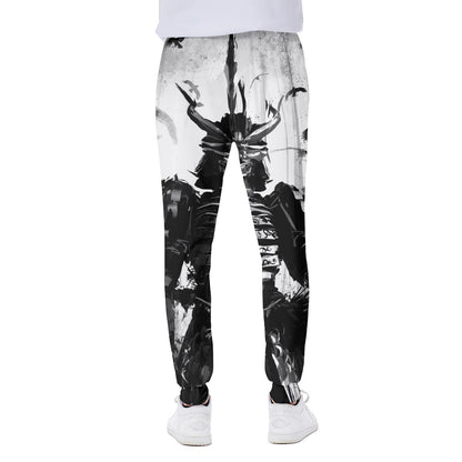 Demon Samurai Print Scuba Joggers