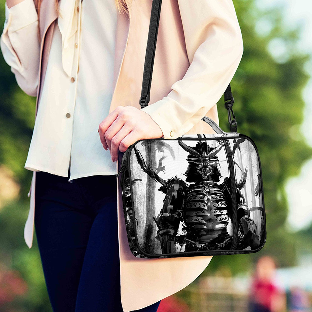 Demon Samurai Print Shoulder Strap Bible Bag