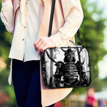 Demon Samurai Print Shoulder Strap Bible Bag