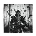 Demon Samurai Print Silk Bandana