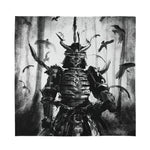 Demon Samurai Print Silk Bandana