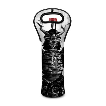 Demon Samurai Print Single Neoprene Wine Tote