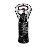 Demon Samurai Print Single Neoprene Wine Tote