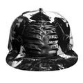 Demon Samurai Print Snapback Cap