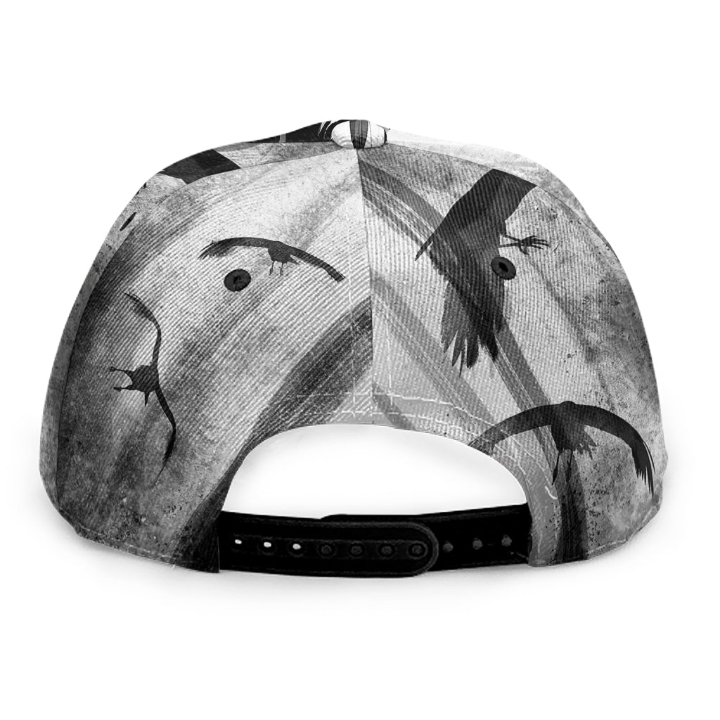 Demon Samurai Print Snapback Cap