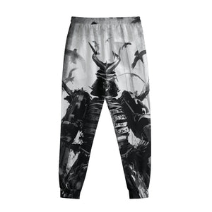 Demon Samurai Print Sweatpants