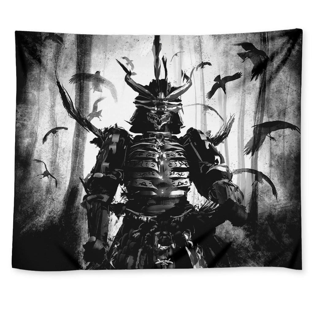 Demon Samurai Print Tapestry