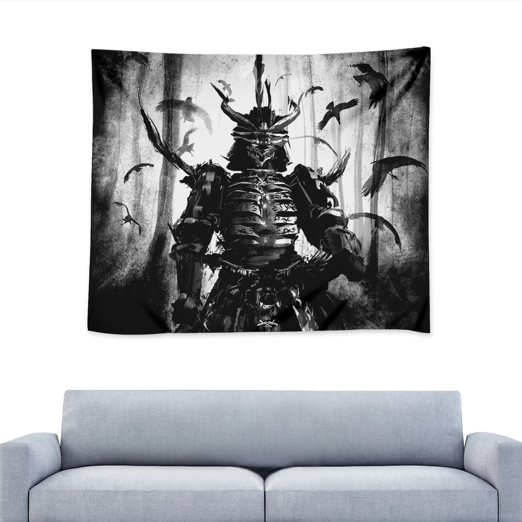 Demon Samurai Print Tapestry