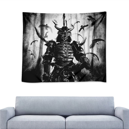 Demon Samurai Print Tapestry