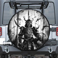 Demon Samurai Print Tire Cover