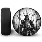 Demon Samurai Print Tire Cover