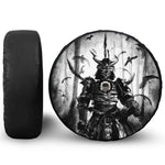 Demon Samurai Print Tire Cover With Camera Hole