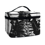 Demon Samurai Print Travel Makeup Bag