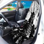 Demon Samurai Print Waterproof Car Seat Cover