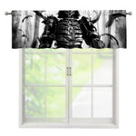 Demon Samurai Print Window Valance