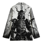 Demon Samurai Print Women's Cotton Blazer
