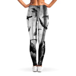 Demon Samurai Print Women's Leggings