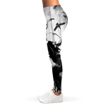 Demon Samurai Print Women's Leggings