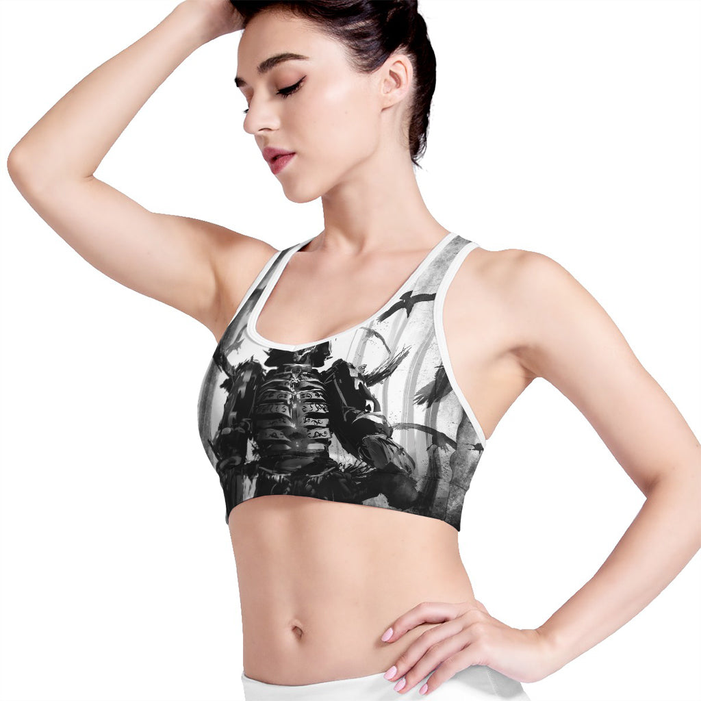 Demon Samurai Print Women's Sports Bra