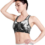 Demon Samurai Print Women's Sports Bra